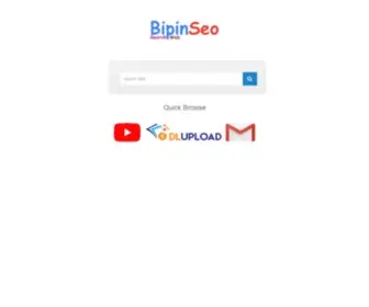 Bipinseo.com(Free SEO Tools) Screenshot