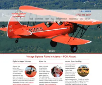 Biplaneride.com(Bi-Plane Adventures, Inc) Screenshot