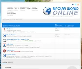 Bipolarworld.online(Bipolarworld online) Screenshot