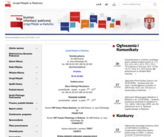 Bip.radom.pl(Urząd) Screenshot