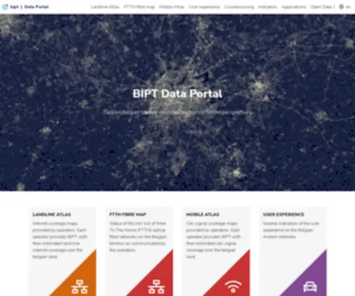 Bipt-Data.be(BIPT Data Portal) Screenshot