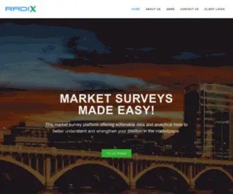 Biradix.com(Multifamily Data at your fingertips with Radix) Screenshot