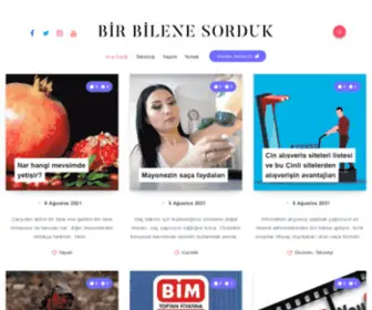 Birbilenesorduk.com(Bir Bilene Sorduk) Screenshot