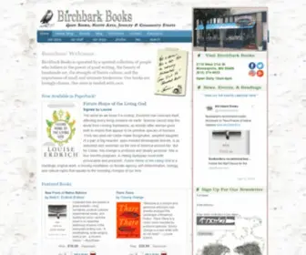 Birchbarkbooks.com(Birchbark Books & Native Arts) Screenshot