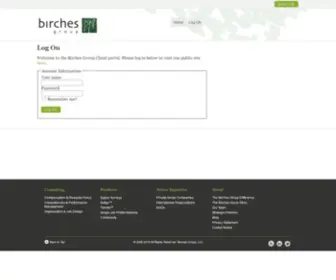 Birchesgroup.net(Log in) Screenshot