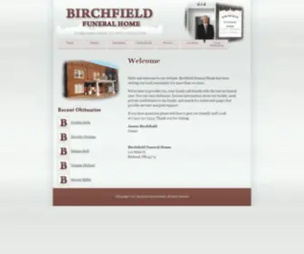 Birchfieldfuneralhome.com(Birchfield Funeral Home) Screenshot