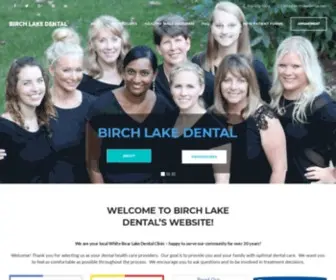 Birchlakedental.com(Birch Lake Dental) Screenshot