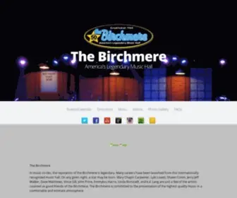 Birchmere.com(The Birchmere) Screenshot