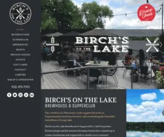 Birchsonthelake.com(Birch's on the Lake) Screenshot