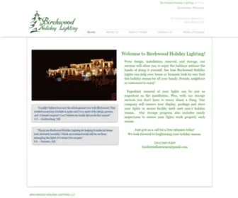 Birchwoodholidaylighting.com(Potomac Christmas lights) Screenshot