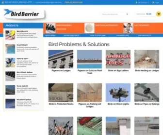 Birdbarrier.com(Bird Barrier) Screenshot