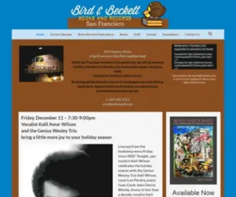 Birdbeckett.com(Home of the Bird & Beckett Cultural Legacy Project) Screenshot