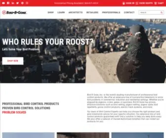 Birdbgone.com(Bird B Gone) Screenshot