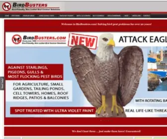 Birdbusters.com(Bird control products from bird repellents) Screenshot