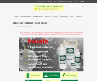 Birdcareco-Shop.com(The Birdcare Company) Screenshot