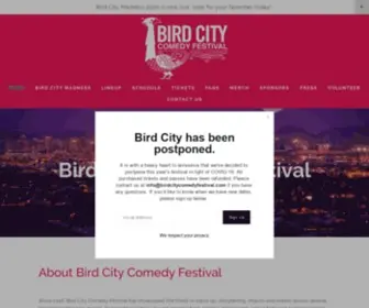 Birdcitycomedyfestival.com(Bird City Comedy Festival) Screenshot