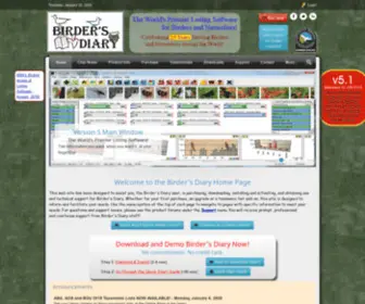 Birdersdiary.com(Birder's Diary) Screenshot