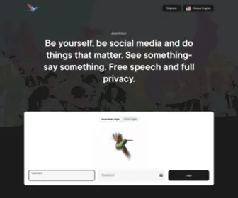 Birdfeed.club(Social site) Screenshot