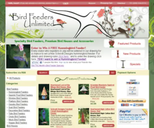 Birdfeedersunlimited.com(币游国际平台科技有限公司) Screenshot