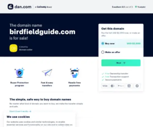 Birdfieldguide.com(Bird field guide) Screenshot