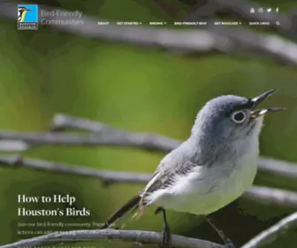 Birdfriendlyhouston.org(Bird-Friendly Communities) Screenshot