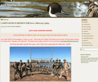 Birdhuntingmexico.com(Bird hunting in mexico) Screenshot