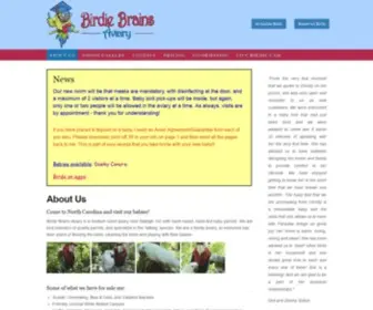 Birdiebrainsaviary.com(Birdie Brains Aviary) Screenshot