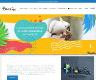 Birdiology.com(Buy Best Pet Foods) Screenshot