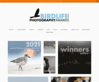 Birdlifephotoaward.org.au(The Australian Bird Photographer of the year competition) Screenshot