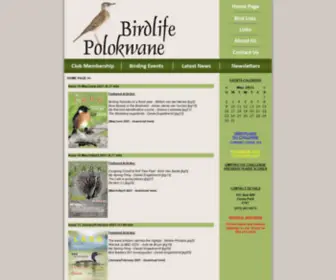 Birdlifepolokwane.co.za(Birdlife Polokwane) Screenshot