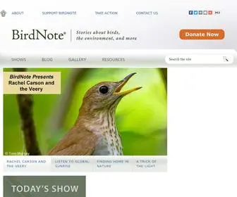 Birdnote.org(Birdnote) Screenshot