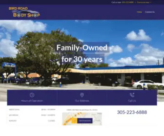 Birdroadbodyshop.com(Miami's Auto Body Shop Family) Screenshot