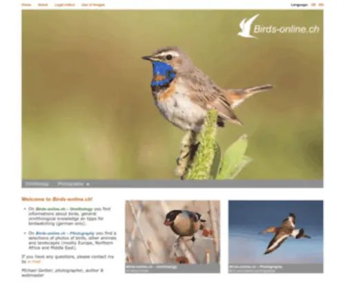 Birds-Online.ch(Birds Online) Screenshot
