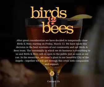 Birdsandbeesla.com(Birds and Bees) Screenshot