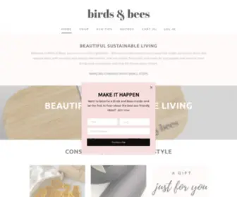 Birdsbees.co.nz(Birds & bees) Screenshot