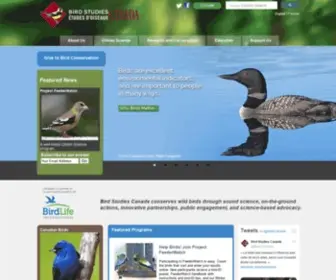 Birdscanada.org(Birds Canada) Screenshot