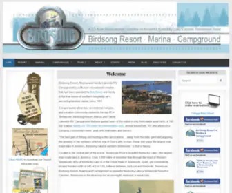 Birdsong.com(Birdson Campground Resort and Marina) Screenshot