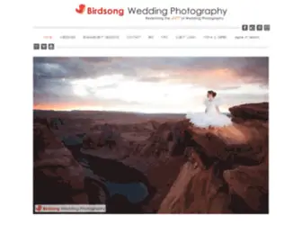 Birdsongweddingphotography.com(Sedona wedding photographer) Screenshot