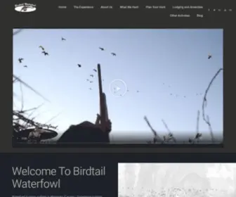 Birdtailwaterfowl.com(Canadian Hunting Guides & Outfitters) Screenshot