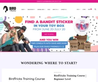 BirdtricksStore.com(Parrot Training) Screenshot