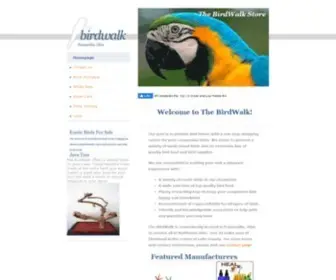 Birdwalkstore.com(The BirdWalk) Screenshot