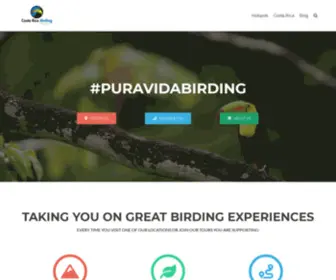 Birdwatchingincostarica.com(Birdwatching in Costa Rica) Screenshot