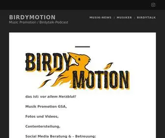 Birdymotion.com(Music Promotion) Screenshot