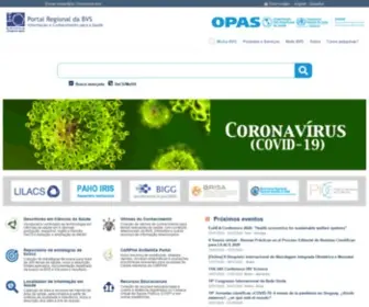 Bireme.org(BIREME (Prod)) Screenshot