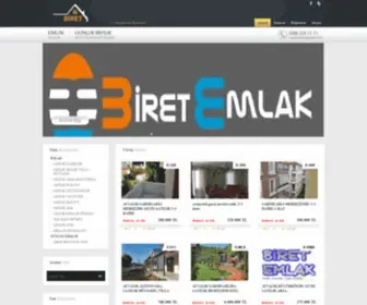 Biretemlak.com(Biret Ayvalik Sarimsakli Emlak) Screenshot