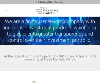 Birfinancial.com.au(BIR Financial Limited) Screenshot