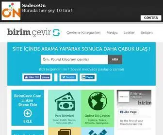 Birimcevir.com(Birim Çevirici) Screenshot