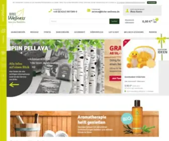 Birke-Wellness.de(Wellness Produkte) Screenshot