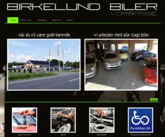 Birkelundbiler.dk(Birkelund Biler) Screenshot