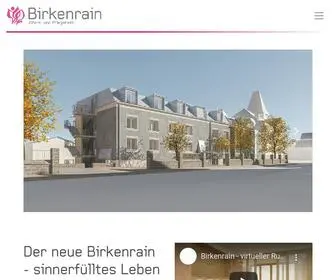 Birkenrain.ch(Alters und Pflegeheim) Screenshot